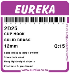 2D25 - Cup Hook S/B -2D25_label_T